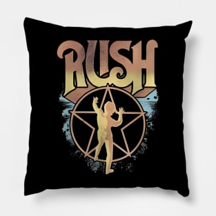 Rush vintage Pillow