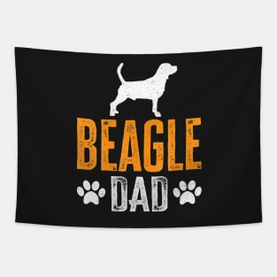 Beagle Dad Gift Dog Daddy Beagle Father Day Tapestry