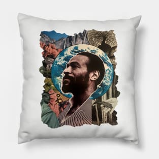 marvin gaye - vintage style Pillow