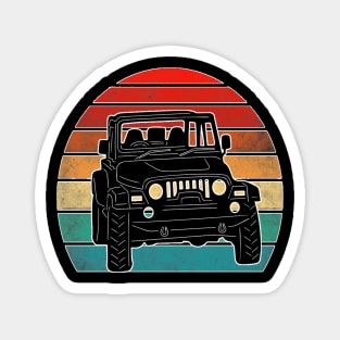 VINTAGE JEEP Magnet