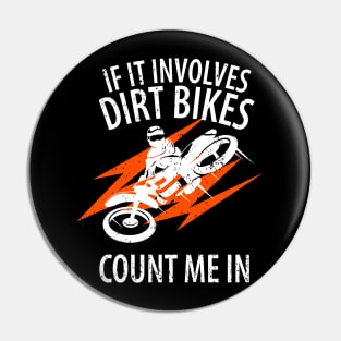 Motocross Biker Freestyle Stunt Pin