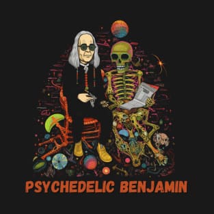 Psychedelic Trippy Benjamin Franklin T-Shirt