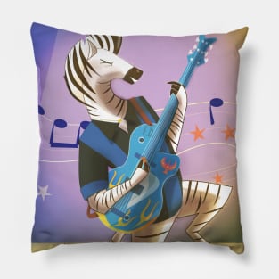 Rockabilly Zebra Pillow