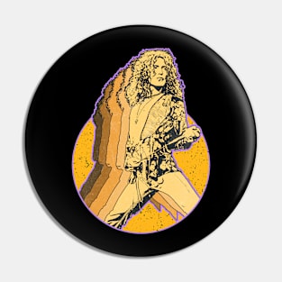 robert plant vintage art Pin