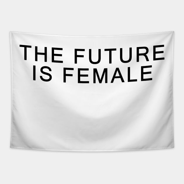 The Future Is Female Cool Feminist Vintage Tapestry by CMDesign