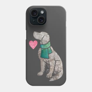 Watercolour Longhaired Weimaraner Phone Case