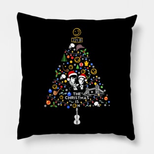 Sherlock Ugly Christmas Tree Pillow