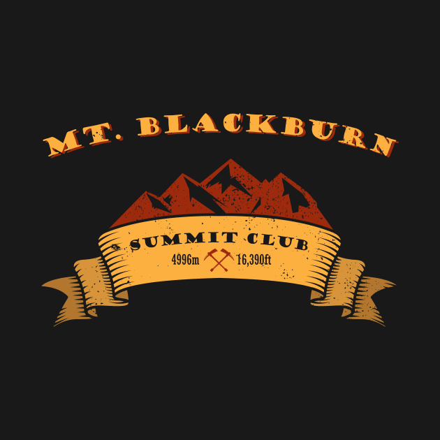 Mt. Blackburn Summit Club Mount Mountaineer Gift by Dolde08