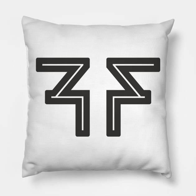 Classic FF Logo by Steve Govern Pillow by Ryan Tiffin