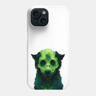 Scary Hound Made with Green Poisonous Gas Phone Case