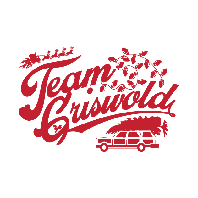 Team Griswold Christmas Red by LostOnTheTrailSupplyCo