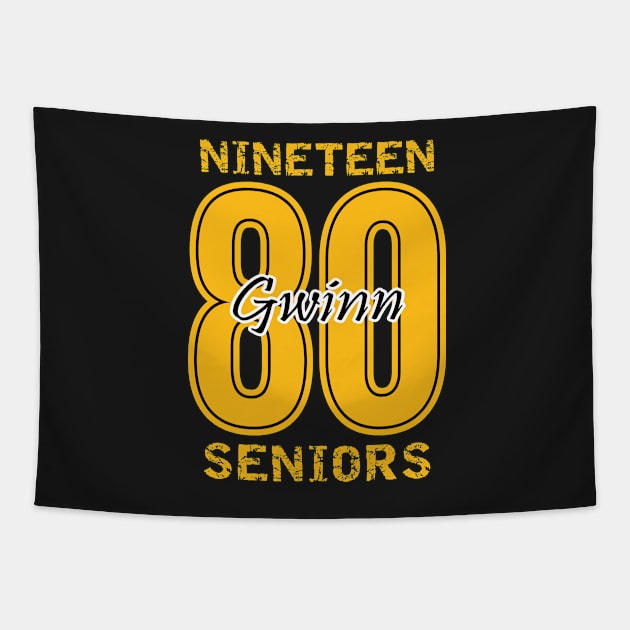 Gwinn Class of 80 - Gold Imprint Tapestry by Bizb