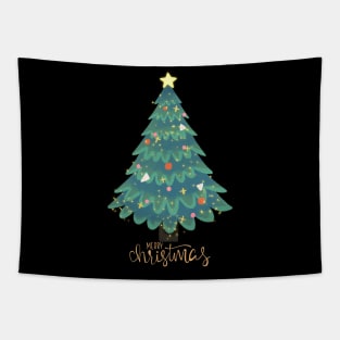 Merry Christmas Special Tree Tapestry