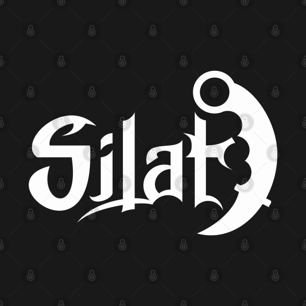 silat lettering with karambit on right by SSBDguy75