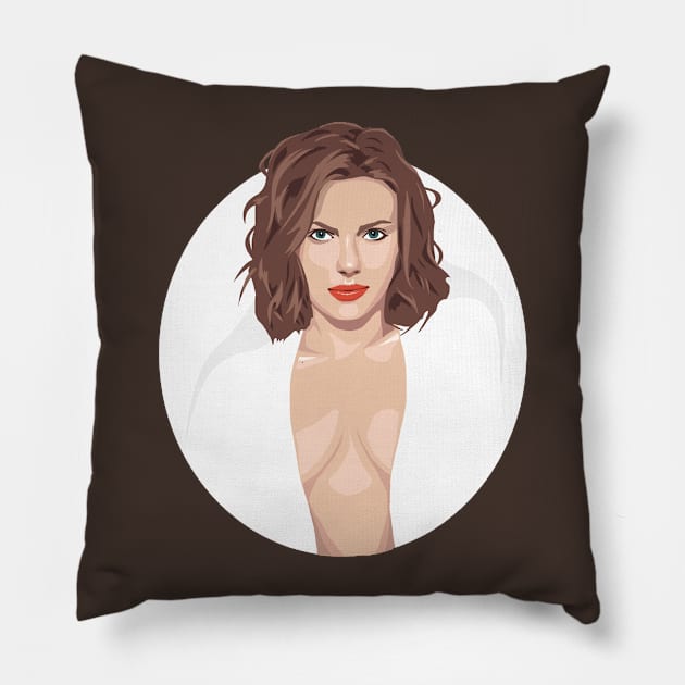 Scarlett Pillow by daftporter