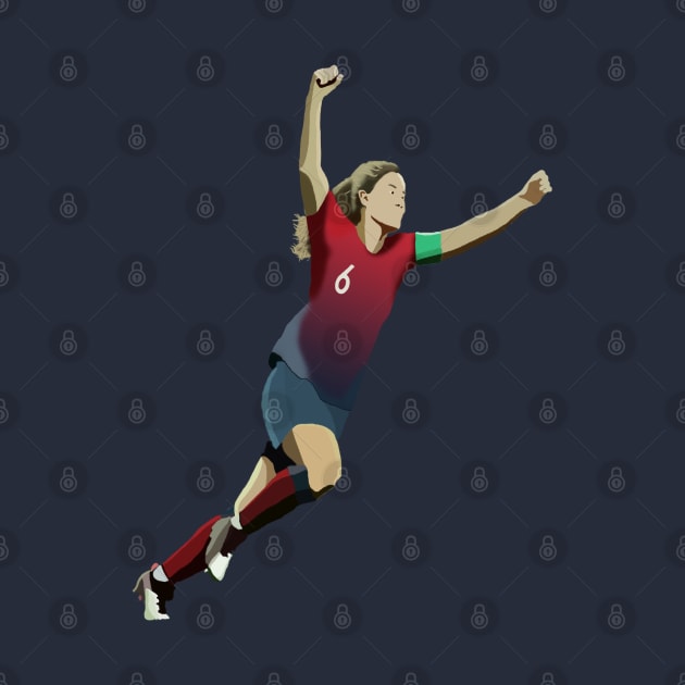 Norway's Captain Maren Mjelde by Webbed Toe Design's