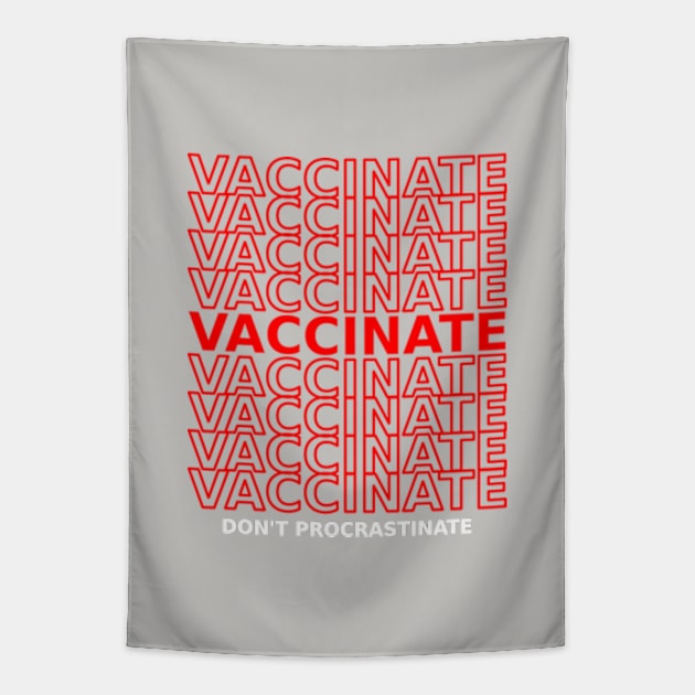 Vaccinate Tapestry by Javier Casillas