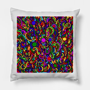 Stained Glass doodle Pillow