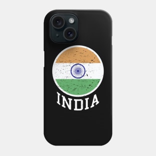 India Flag Logo Tricolor with Ashoka Chakra Desi Indian Phone Case