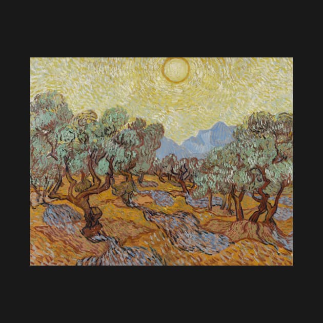 Olive Trees by Vincent van Gogh by Classic Art Stall