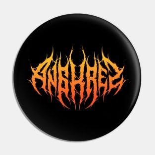 Angkrez Metal Logo Pin