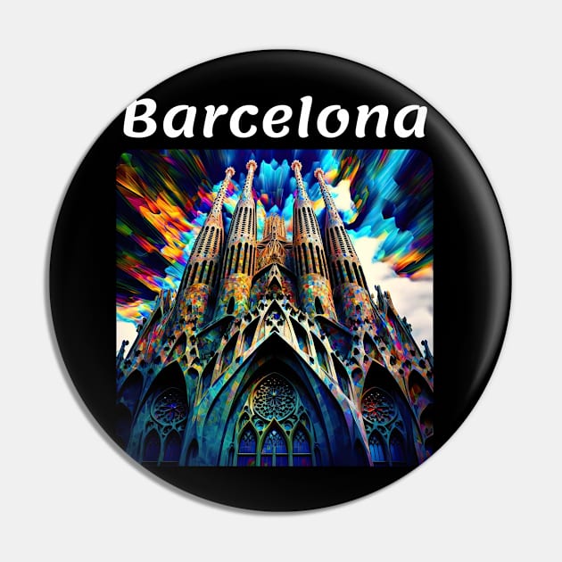 Barcelona, Spain v1 Pin by AI-datamancer