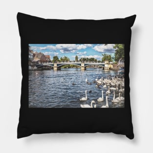 Windsor Town Bridge Pillow