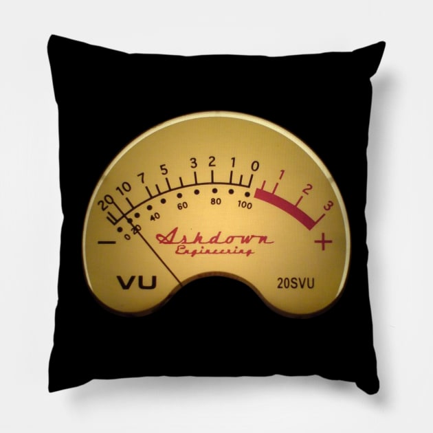 VU meter Pillow by small alley co