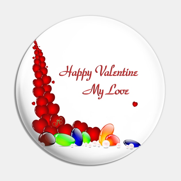 Valentine Love Pin by LibrosBOOKtique