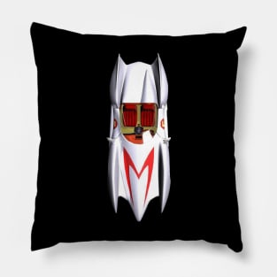 Speed Racer - Mach 5 Car Top - Vintage Retro - Clean Pillow