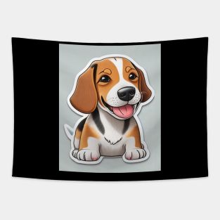 Beagle Puppy Tapestry