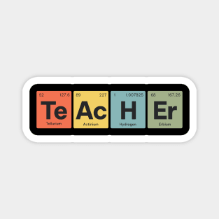 Science Teacher Elements – Chemistry & STEM Shirt Magnet