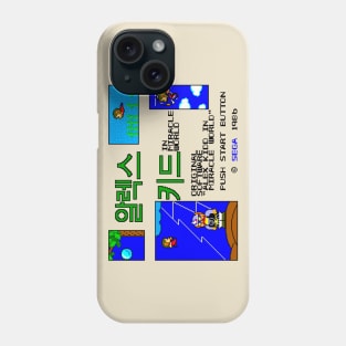 Alex Kidd in Miracle World - Korean Master System Version Phone Case