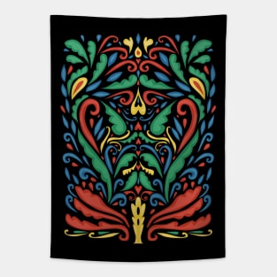 Art Nouveau Folk Art Style Tapestry