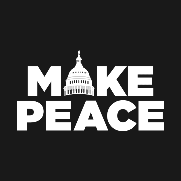 Make Peace US Capitol by oskibunde