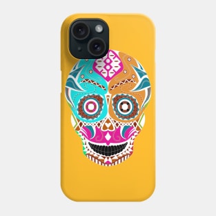 skull candy in wrestling mask ecopop pattern Phone Case