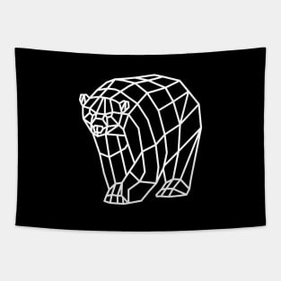 Geometric Bear Tapestry