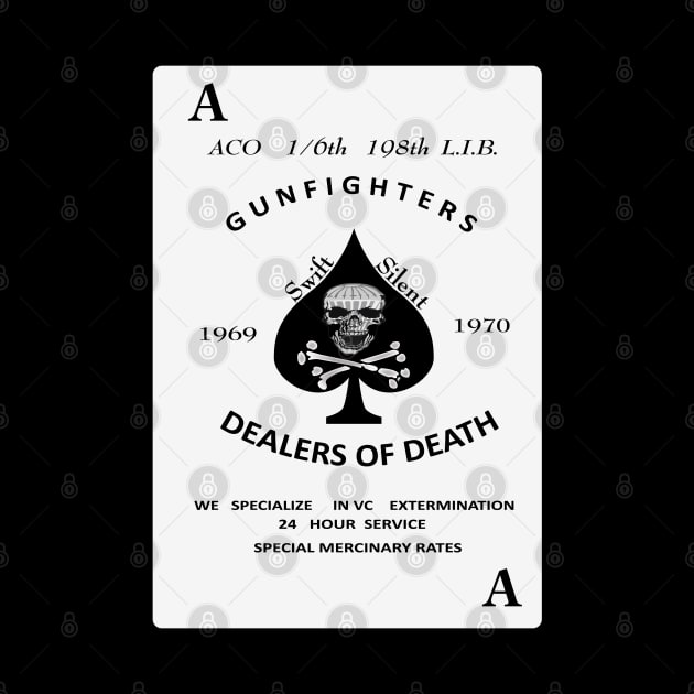 ACO 1-6th 198th L.I.B -Gunfighters -Death Card by twix123844