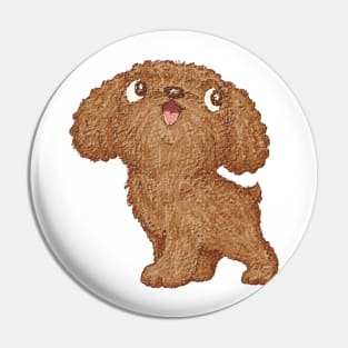 Toy-Poodle walking Pin