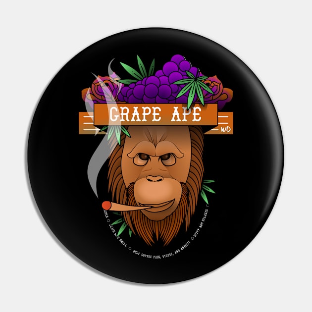 Grape Ape Pin by WD
