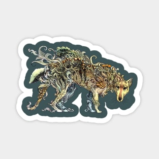 The Thylacine - A Phantom in the Wilderness Magnet