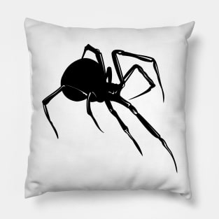 Spider Silhouette Pillow