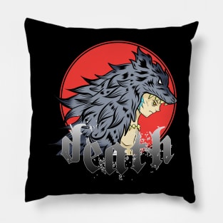 Death wolf Pillow