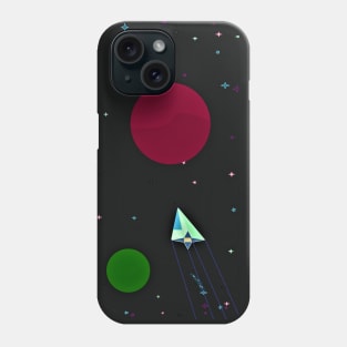 vintage space voyage Phone Case