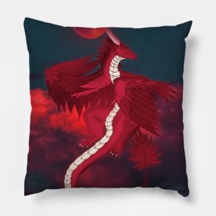 Dragon Blood Moon Pillow