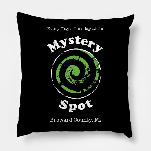 Welcome to the Mystery Spot Pillow by Snellby