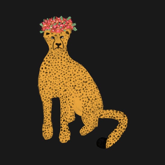 Flower Crown Leopard by Lovelier By Mal