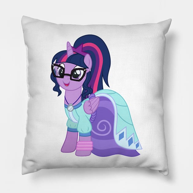 Movie Magic Twilight Sparkle Pillow by CloudyGlow