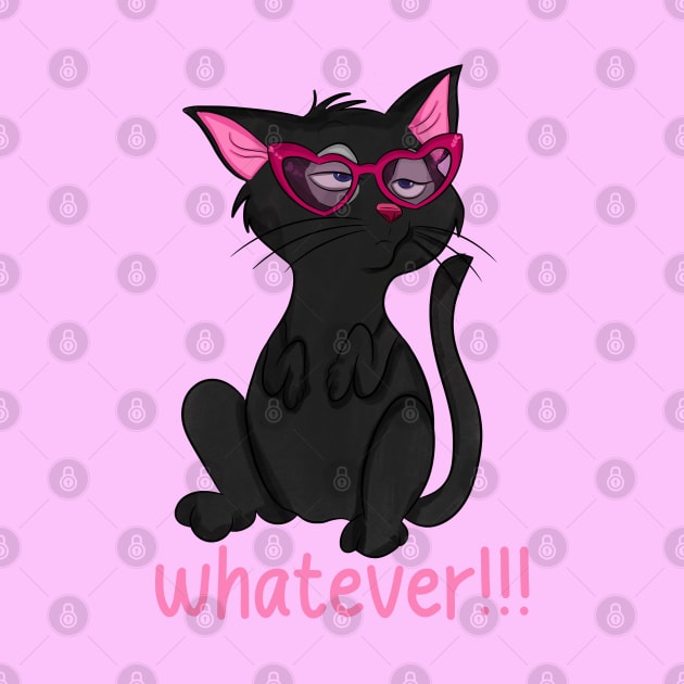 Whatever attitude Cat by Meeno