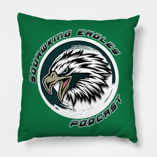 Squawking Eagles Podcast Pillow